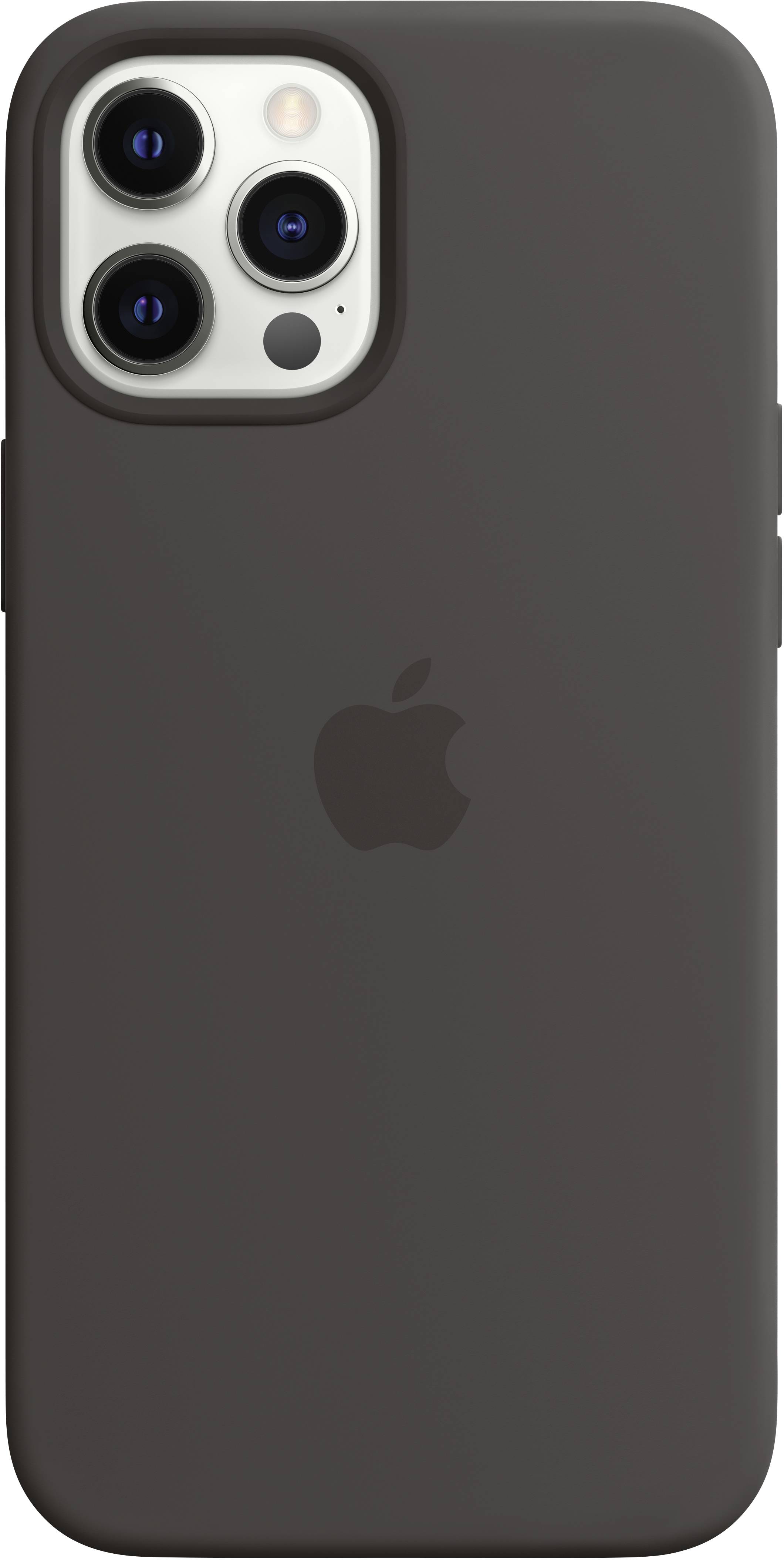Silicone Backcover MagSafe Apple iPhone 12 Pro Max - Black-0