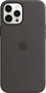 Silicone Backcover MagSafe Apple iPhone 12 Pro Max - Black