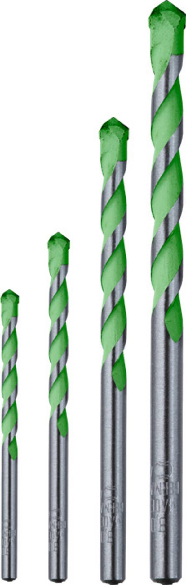 kwb  052800 40CR-staal Graniet boren 4-delig 5 mm, 6 mm, 8 mm, 10 mm  Cilinderschacht 1 set(s)
