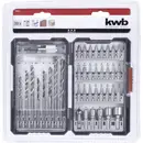 kwb 108955 Boor- en bitassortiment 39-delig Metaal, Steen, Beton, Hout, Metselwerk