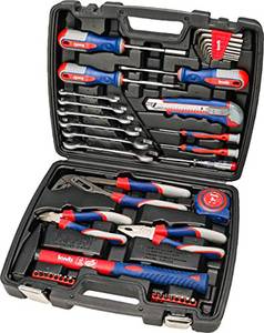 Conrad kwb Gereedschapskoffer (gevuld) 42-delig Doe-het-zelver, Handwerker (l x b x h) 29 x 34 x 7 cm aanbieding