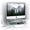 TECHly ICA-MS-461E Monitorstandaard Hoogte: 80 tot 130 mm Wit, Transparant