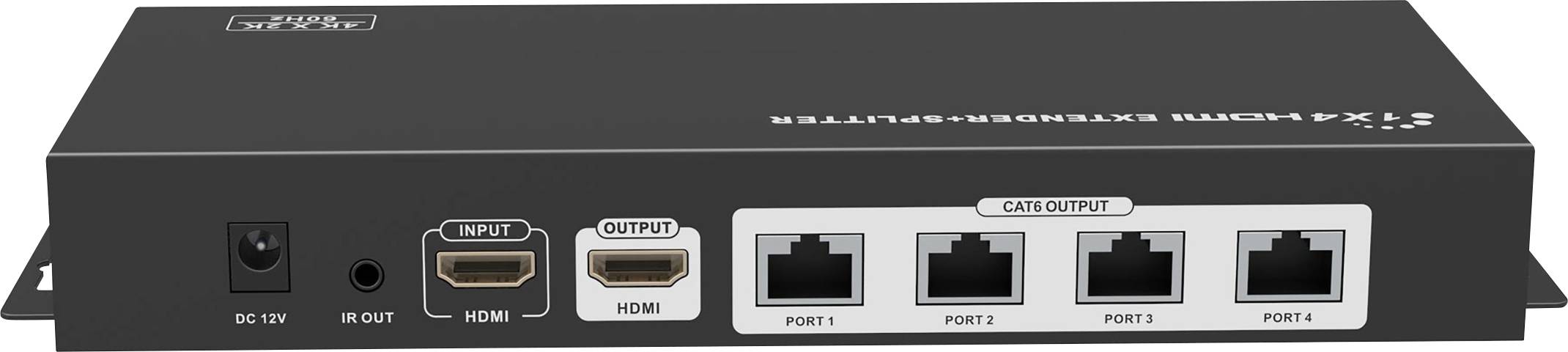 TECHly IDATA-EX-HL41TY2 HDMI Extender set 3840 x 2160 Pixel Zwart
