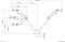 'Technical drawing of a triple monitor arm with length and height specifications in millimeters, showing structure and mobility.'