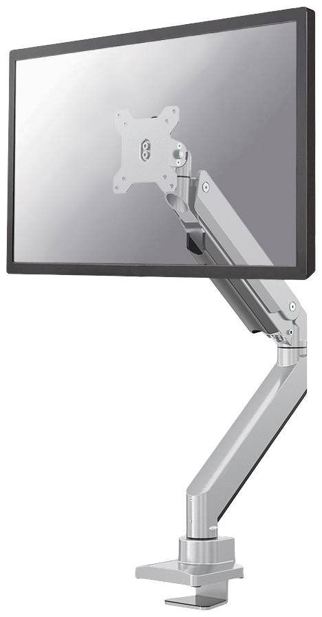 Neomounts NM-D775SILVER Tafelbeugel voor monitor Aantal monteerbare displays: 1 Display(s) 25,4 cm (10) - 267,0 cm (105) Zilver Draaibaar, In hoogte