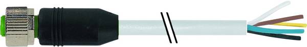 Murrelektronik 7000-17041-2923000 Sensor/actuator connector, niet geassembleerd M12 x 1 Aantal polen (sensoren): 8 Bus, recht 30.00 m 1 stuk(s) Piece