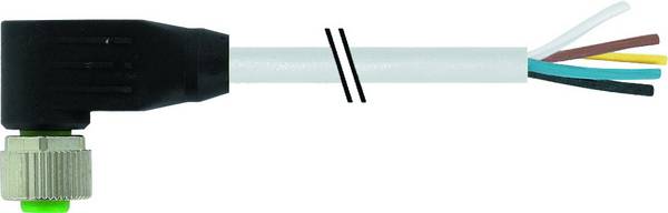 Murrelektronik 7000-17061-2920750 Sensor/actuator connector, niet geassembleerd M12 x 1 Aantal polen (sensoren): 8 Bus, haaks 7.50 m 1 stuk(s)