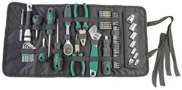 Brüder Mannesmann M21170 Gereedschapsset Incl. tas 65-delig