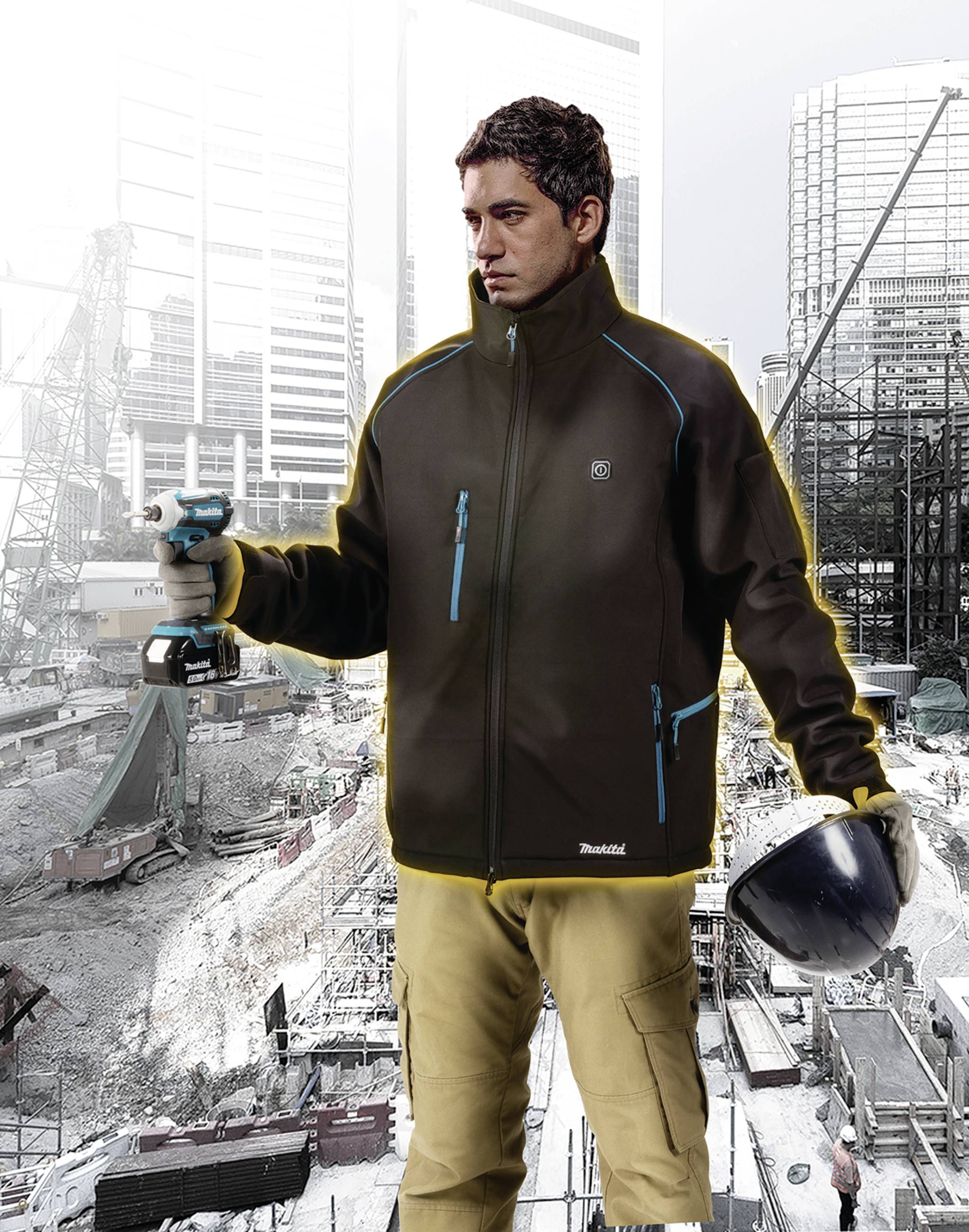 Makita DCJ205ZS Verwarmde jas S-2