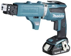 Conrad Makita DFS452AJX2 Accu-gipsplaatschroevendraaier 18 V 2 Ah aanbieding