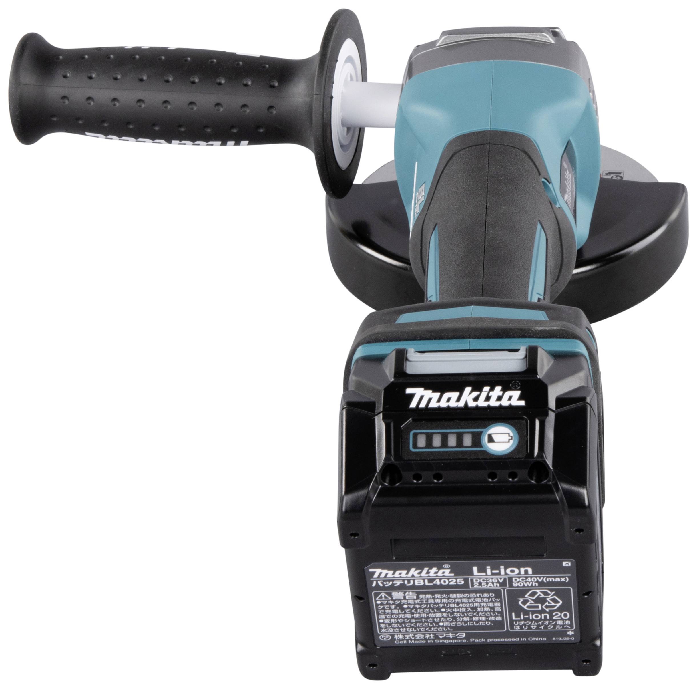 Makita GA016GZ 40 V Max Haakse slijper 125 mm-6
