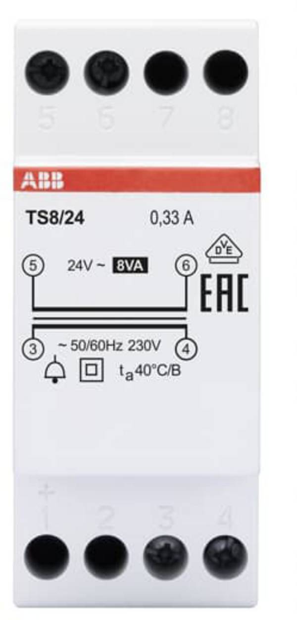ABB 2CSM228675R0812 Beltransformator 8 V 0.3 A