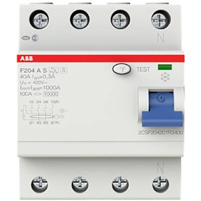 Een elektrische beschermingsschakelaar met een blauwe hendel en markeringen voor technische specificaties zoals nominale stroom en spanning.