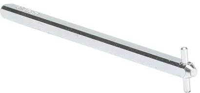 Steeksleutel met een lange, zeskante steel en een korte, dwars geplaatste handgreep aan het uiteinde, geschikt voor het vastdraaien van schroeven.
