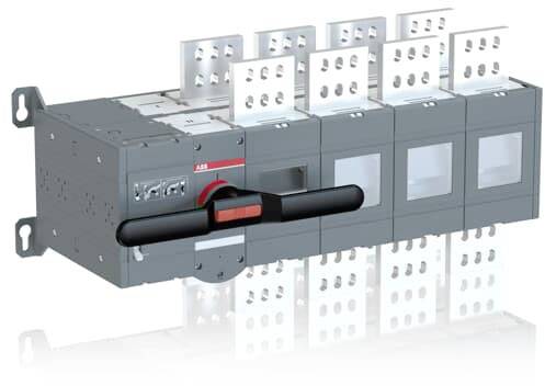 Lastschakelaar Zwart 4-polig 2000 A 1000 V ABB 1SCA112712R1001