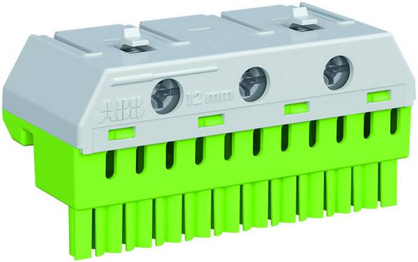 Striebel & John 2CPX062759R9999 ZK113G Klemblok Flexibel: -25 mm² Massief: -25 mm² 1 stuk(s) Groen