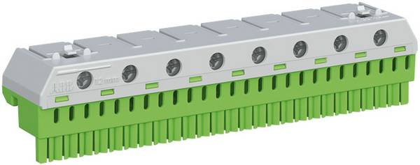 Striebel & John 2CPX063166R9999 ZK268G Klemblok Flexibel: 1.5-25 mm² Massief: 1.5-25 mm² Aantal polen: 34 1 stuk(s) Groen