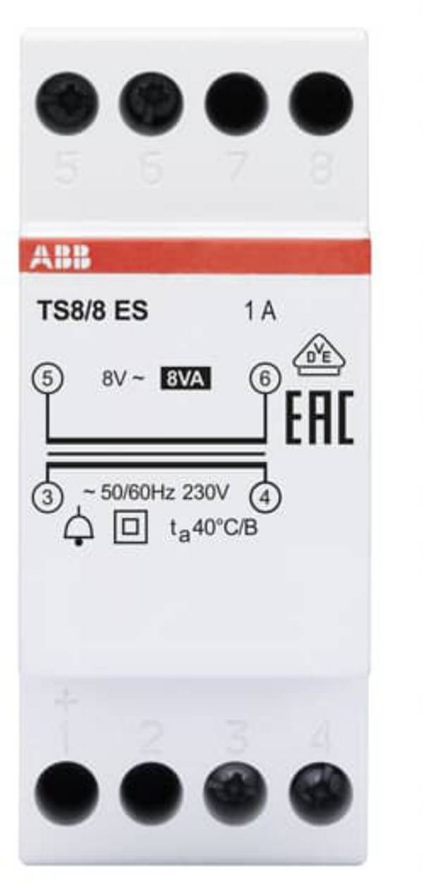 ABB 2CSM228595R0812 Beltransformator 8 V 1 A
