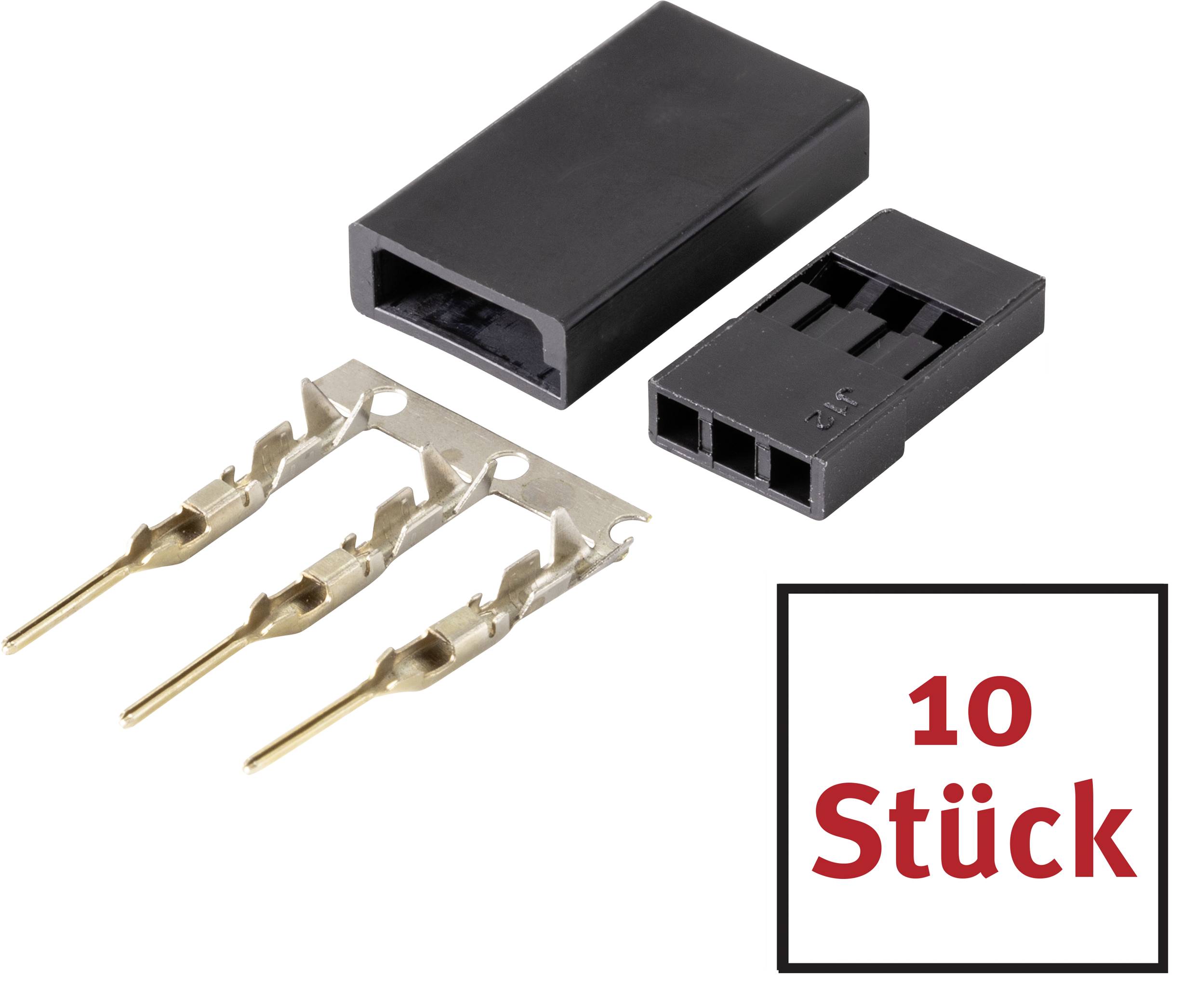 Reely Servostekker Futaba 5x servo-stekkerset.-2