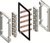 Striebel & John 2CPX010794R9999 TZ621 verzamelrailverbinder 5-polig, koper 2 x 12 x 5 mm Aansluitstuk voor verzamelrail 5-polig 250 A 1 stuk(s)