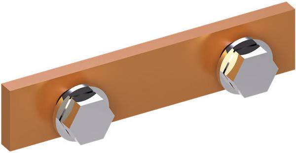 Striebel & John 2CPX042107R9999 ZX1194 verzamelrailverbinder Cu 30x10, 1-polig Aansluitstuk voor verzamelrail 1-polig 630 A 1 stuk(s)