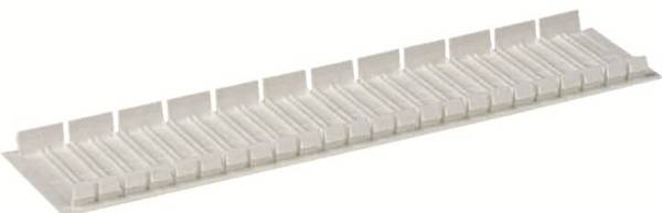 Striebel & John 2CPX038231R9999 ZA2 afsluitstrip 1000 mm Afsluitstrips Kunststof Grijs-wit (RAL 7035), Grijs 1 stuk(s)