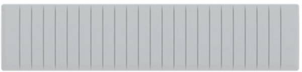ABB 2CDL000001R1220 SZ-BP12G blinde plaat 46x220mm, grijs Plate 1 stuk(s)