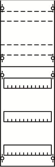 Striebel & John 2CPX077806R9999 1V1K-150 VERDEELDOOS 5RE / 1FB, BH1 Verdelingspaneel Aantal rijen 3 1 stuk(s)