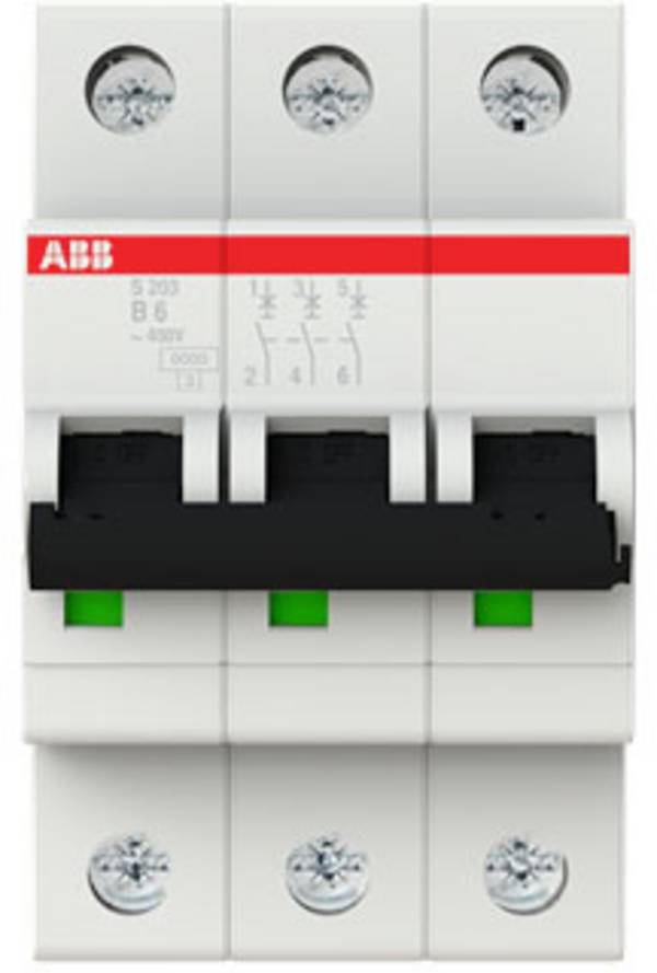 ABB 2CDS253001R0065 S203-B6 Zekeringautomaat 3-polig
