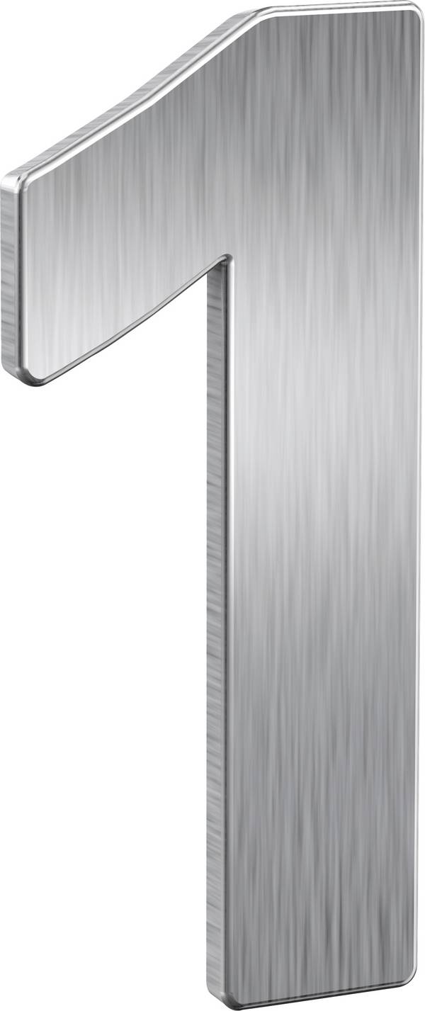 Basi 7300-0001 Huisnummerbord      RVS
