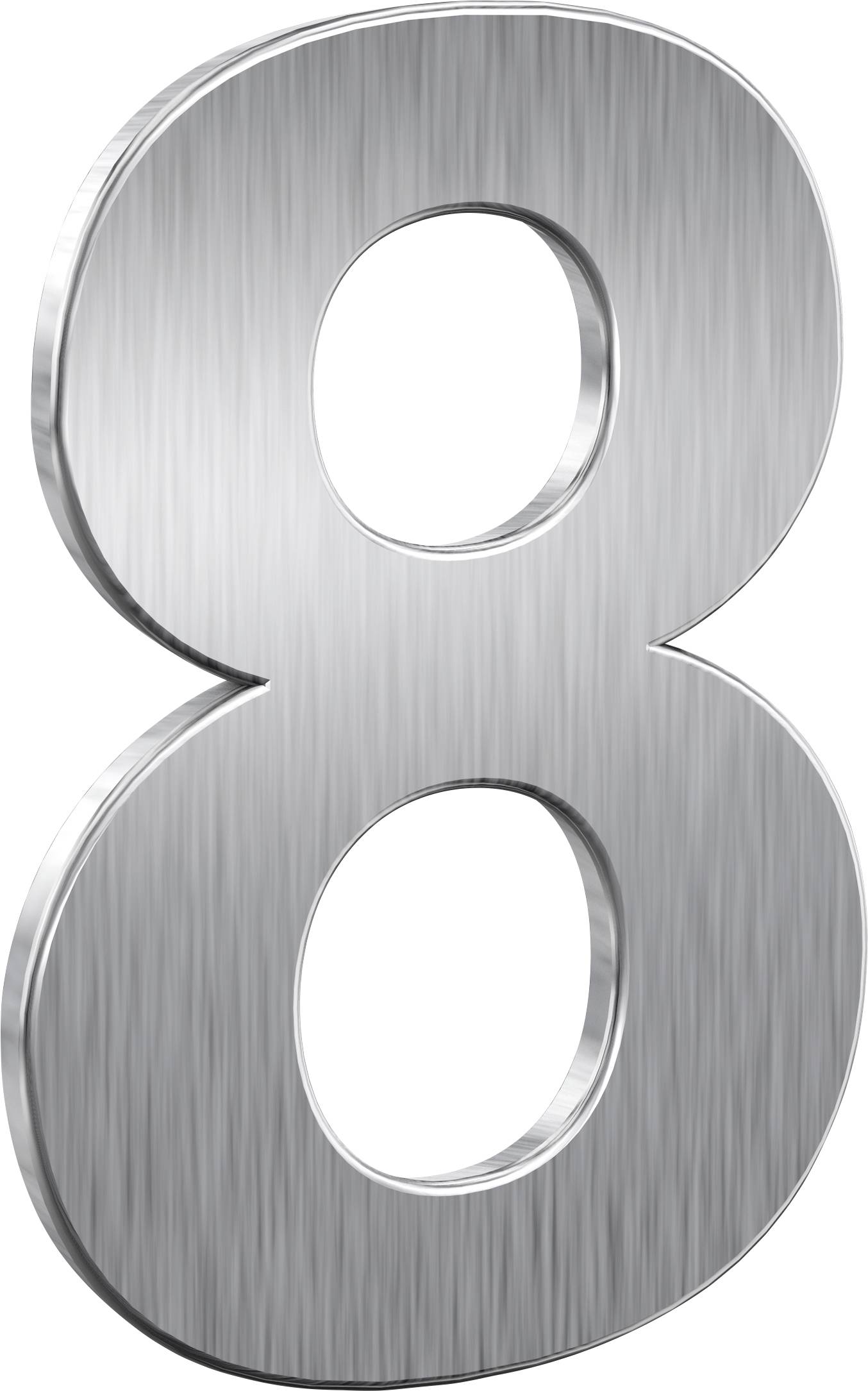 Husnummerskylt Basi 7300-0008 Rostfritt stål