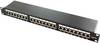 LogiLink NP0061 24 poorten Patchpaneel 483 mm (19") CAT 6A 1 HE Zwart Ingericht