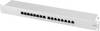 LogiLink NP0075 16 poorten Patchpaneel 483 mm (19") CAT 6A 1 HE Grijs Ingericht