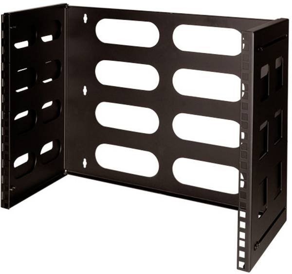 LogiLink W08B40B 19 inch 19inch-frame 8 HE Variabele bevestigingsrails Meerdere kleuren