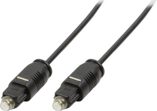 LogiLink Toslink Audio Aansluitkabel 0.50 m Zwart (mat)