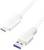 'Wit USB-kabel met USB-C-connector en USB-A-connector, geschikt voor verbinding en datatransfer tussen apparaten.'