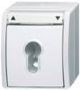ABB 2CKA001101A0924 Schakelaar IP44 Wit, Zuiver wit (RAL 9010)