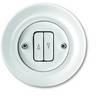 Busch-Jaeger 2CKA001413A1089 Jaloezie-knop Inzetstuk Decento Wit 1 stuk(s)