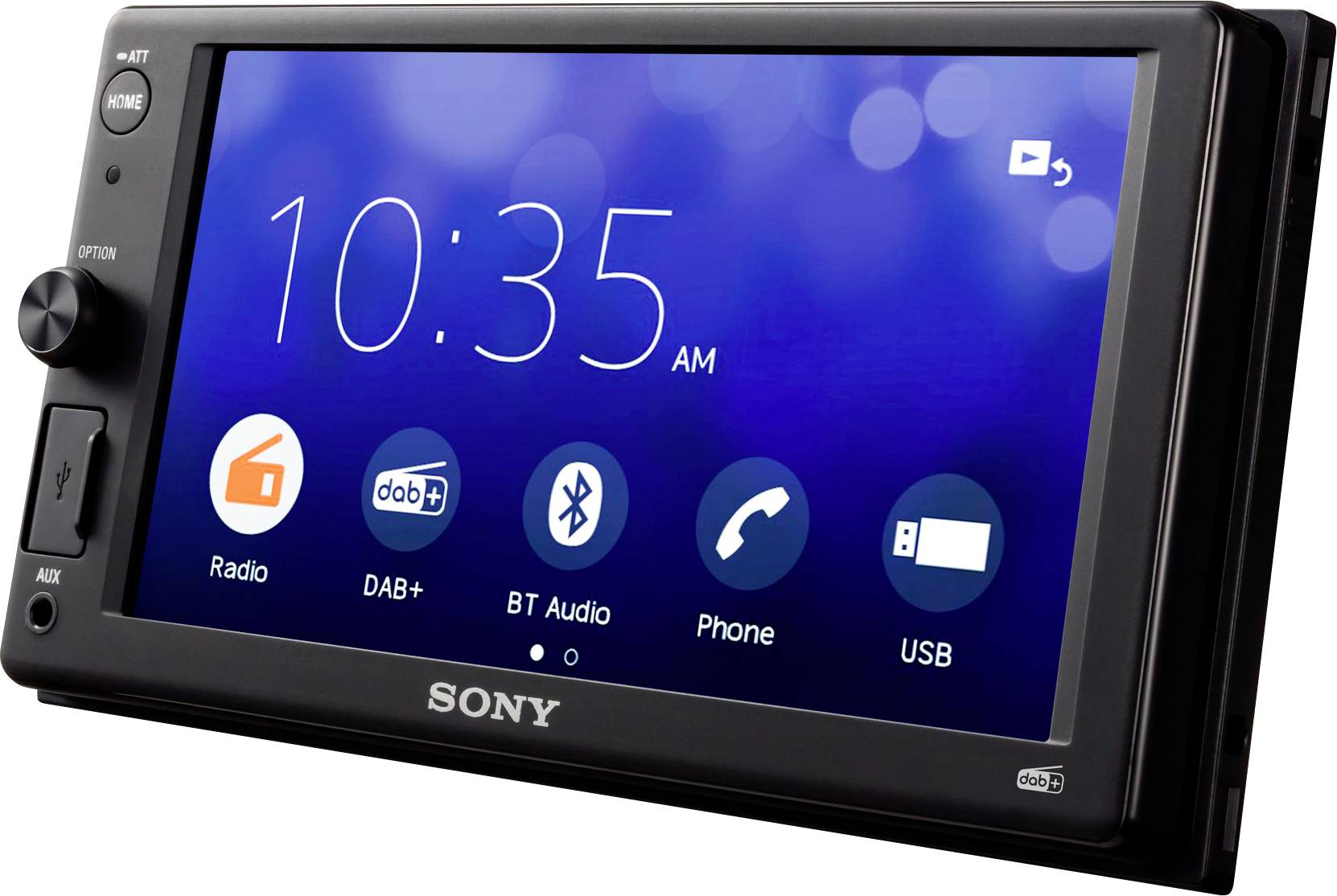 Sony XAV1550ANT Autoradio met scherm Aansluiting voor achteruitrijcamera, Bluetooth handsfree, DAB+ tuner kopen Conrad Electronic