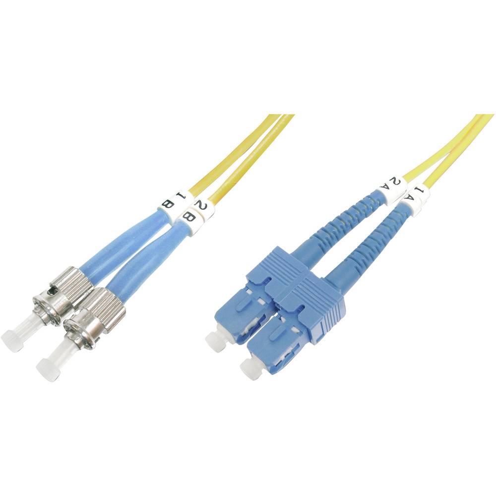 Digitus DK-2912-02 Glasvezel kabel 2 m ST/BFOC SC Geel