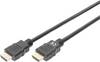 Digitus DB-330123-010-S HDMI-kabel HDMI Aansluitkabel HDMI-A-stekker, HDMI-A-stekker 1.00 m Zwart 4K UHD, Audio Return Channel (ARC)