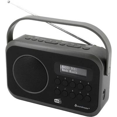 soundmaster DAB270SW Radio DAB+, VHF (FM) AUX, DAB+, FM  Zwart