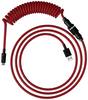 HyperX 6J677AA USB-C-kabel USB-A stekker, USB-C stekker Rood, Zwart