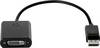 HP F7W96AA DisplayPort / DVI Adapter [1x DisplayPort stekker - 1x DVI-bus 24+1-polig] Zwart