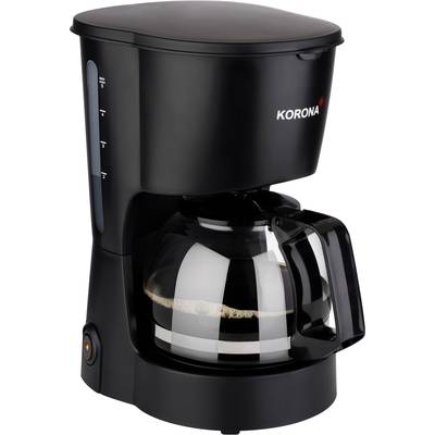 Korona Korona electric Koffiezetapparaat Zwart  Capaciteit koppen: 5 Warmhoudfunctie, Glazen kan