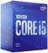 Intel Core i5 processor, 10e generatie, verpakking in blauw. Tekst: 'Aparte grafische kaart vereist'.