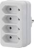 Sygonix SY-4673748 Stopcontactsplitter Wit