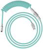 HyperX 6J681AA USB-C-kabel USB-A stekker, USB-C stekker Lichtgroen, Wit