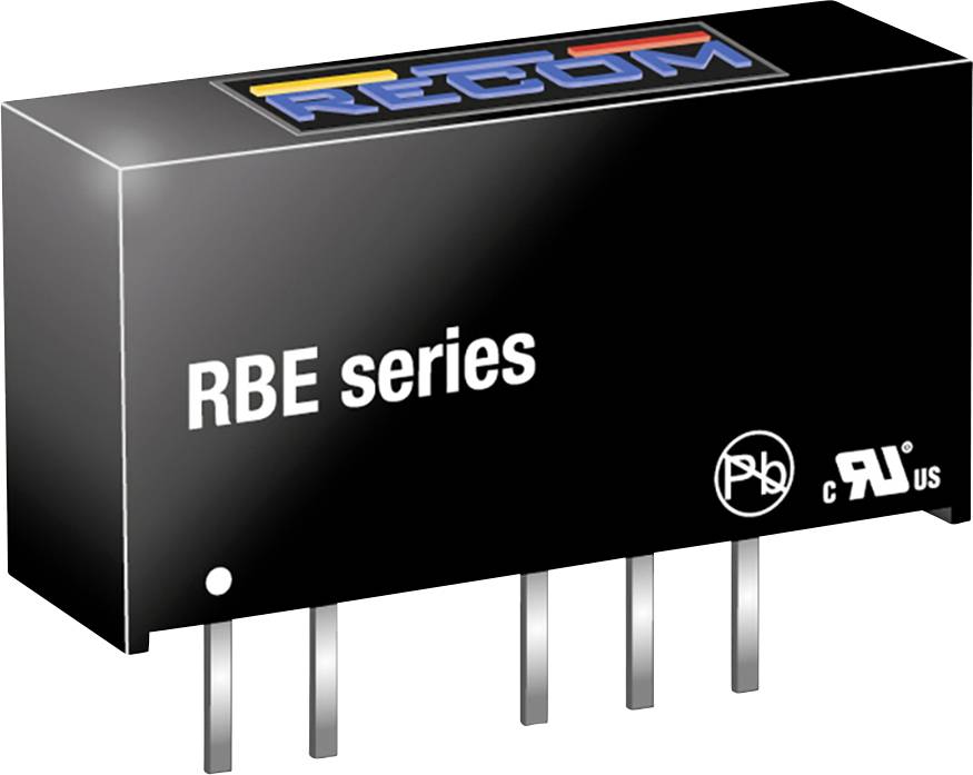 RECOM RBE-0505S DC/DC-converter, print 200 mA 1 W Aantal uitgangen: 1 x Inhoud 1 stuk(s)