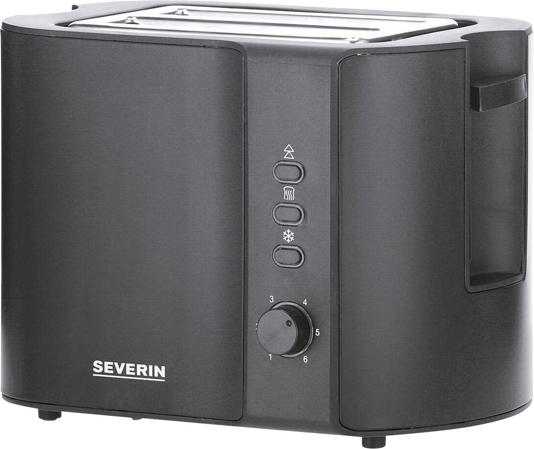 Severin AT 9552 Broodrooster Met broodrekje Zwart